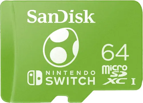 Card memorie SanDisk Nintendo Yosi Edition SDSQXAO-064G-GN6ZN, 64GB, microSDXC