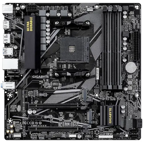 Placa de baza Gigabyte B550M DS3H R2, AMD B550, AM4, mATX