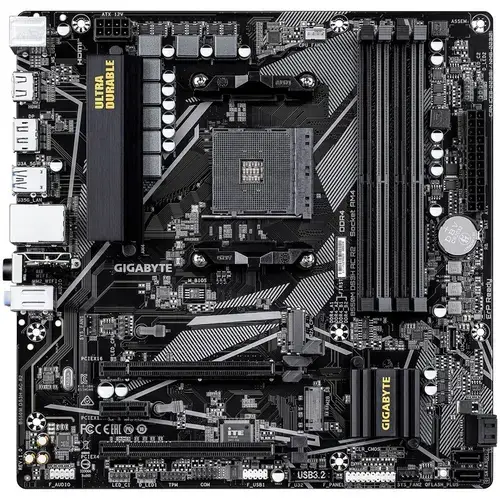 Placa de baza GIGABYTE B550M DS3H AC R2, AMD B550, AM4, mATX