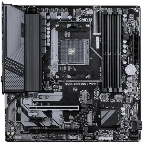 Placa de baza GIGABYTE B550M GAMING X WIFI6, AMD B550, AM4, mATX