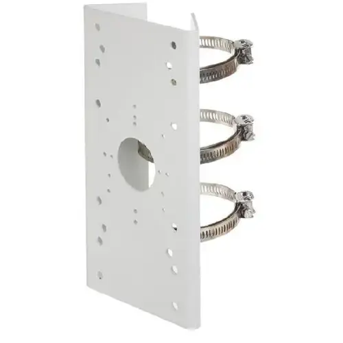 Suport de montaj pe stalp Hikvision DS-1275ZJ-Y, dimensiuni: 67- 127 m, greutate: 1480 g