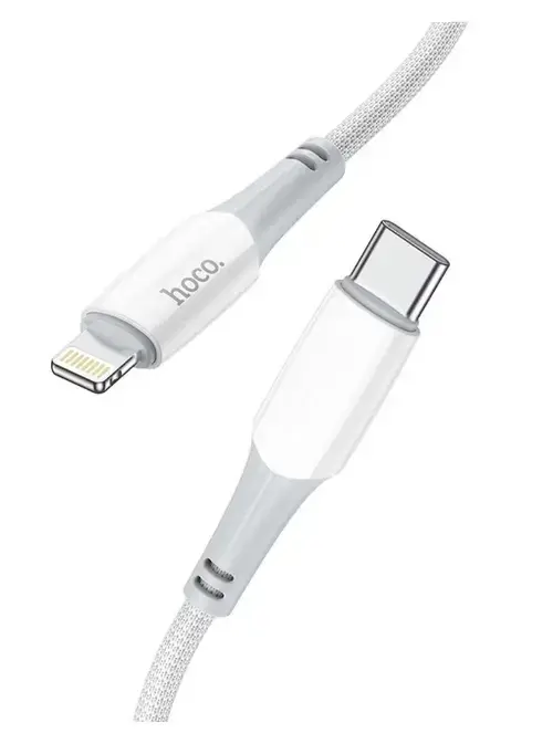 Cablu Date si Incarcare USB-C - Lightning HOCO X70, 20W, 1m, Alb