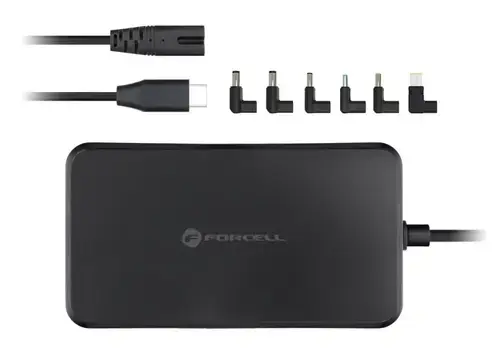 Incarcator Forcell F-Energy E856, pentru Laptop, 90W, Negru