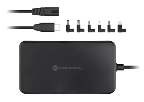Incarcator Forcell F-Energy E856, pentru Laptop, 90W, Negru