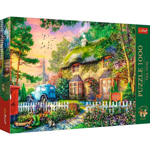 Puzzle Trefl - Tea Time Casuta Stoney Lane, 1000 piese