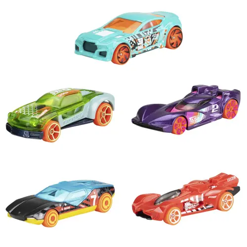 Set 5 masinute Hot Wheels - Stunt Tracks