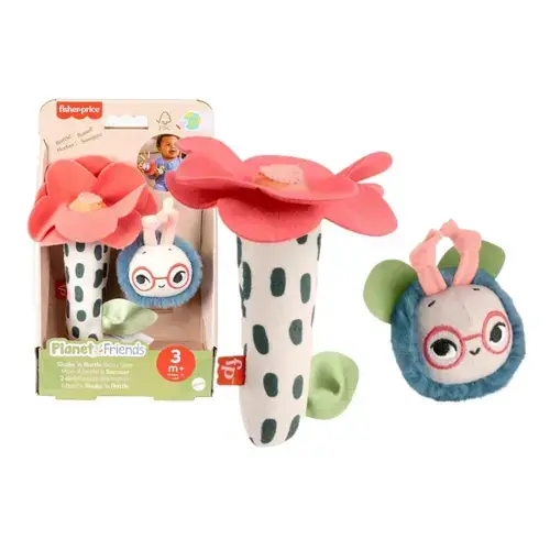 Jucarie Fisher Price Planet Friends - Albinuta Zornaitoare si floare