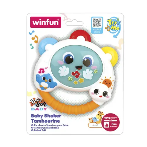 Jucarie Winfun - Tamburina cu lumini si sunete