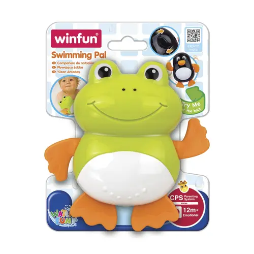 Jucarie de baie Winfun - Broscuta Inotatoare