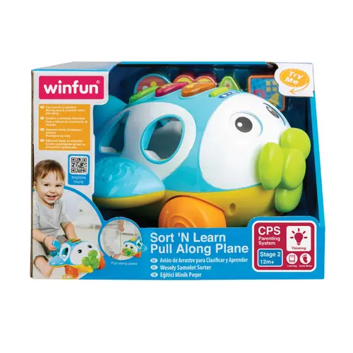 Jucarie Winfun - Avion de tras cu activitati