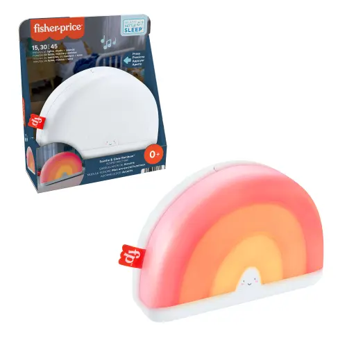 Lampa de veghe Fisher Price - Curcubeu, sunete linistitoare