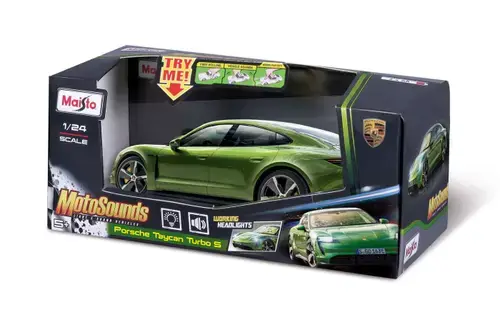 MAISTO MOTOSOUNDS Masina Porsche Taycan Turbo S 1:24