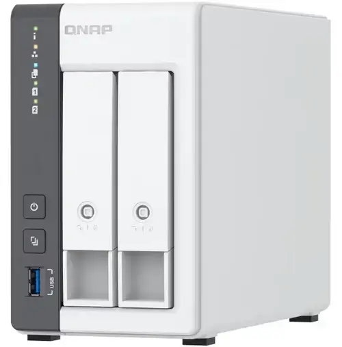 NAS QNAP TS-216G cu procesor ARM 4-core Cortex-A55 2GHz, 2-Bay, 4GB, Port 2.5GbE
