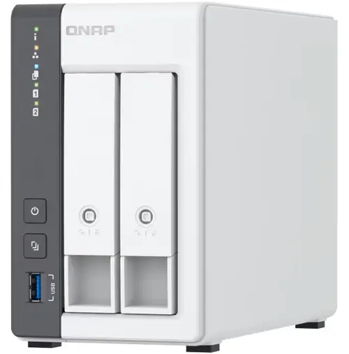 NAS QNAP TS-216G cu procesor ARM 4-core Cortex-A55 2GHz, 2-Bay, 4GB, Port 2.5GbE