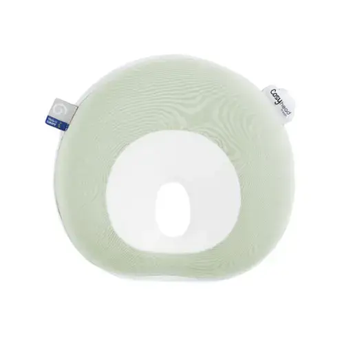 Perna anti-plagiocefalie Babymoov Cosyhead Fresh Sage Green, 24 x 22.5 x 4 cm