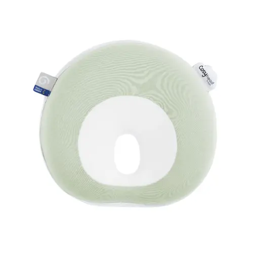 Perna anti-plagiocefalie Babymoov Cosyhead Fresh Sage Green, 24 x 22.5 x 4 cm
