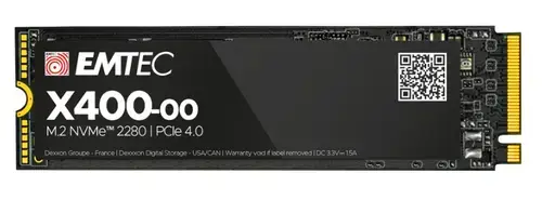 SSD EMTEC X400 Power Pro, 2 TB, PCIe Gen 4.0 x 4 NVMe, M.2 2280