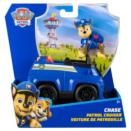 Set joaca - Patrula Catelusilor - Vehicul Patrol Cruiser si figurina Chase - Paw Patrol - Spin Master