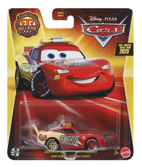 Masinuta Metalica Cars3 Radiator Springs Race And Rescue Personajul Fulger Mcqueen
