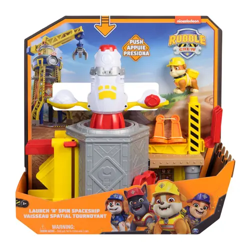 Parc de Distractii Psi Patrol, Spin Master, Rubble, 33x30cm, pentru copii peste 3 ani