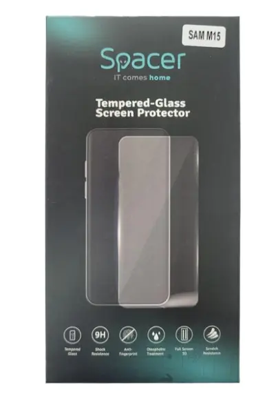Folie de sticla Spacer SPPG-SM-GX-M15-TPU, pentru Samsung Galaxy M15, Transparenta