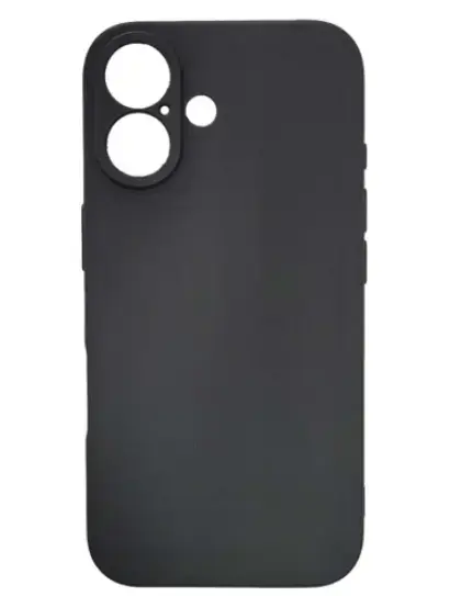 Protectie pentru spate Spacer SPPC-AP-IP16-TPU pentru Iphone 16, Negru