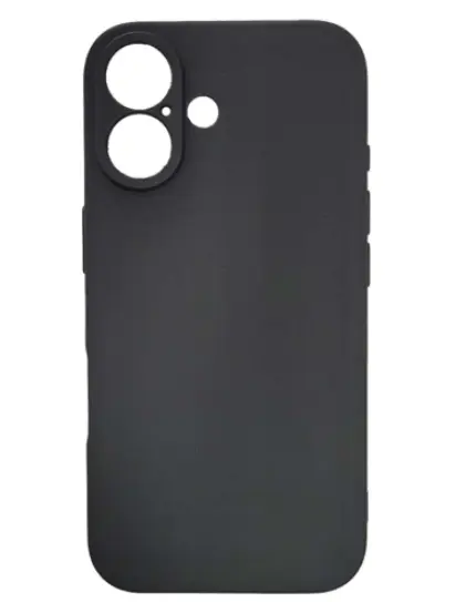 Protectie pentru spate Spacer SPPC-AP-IP16-TPU pentru Iphone 16, Negru