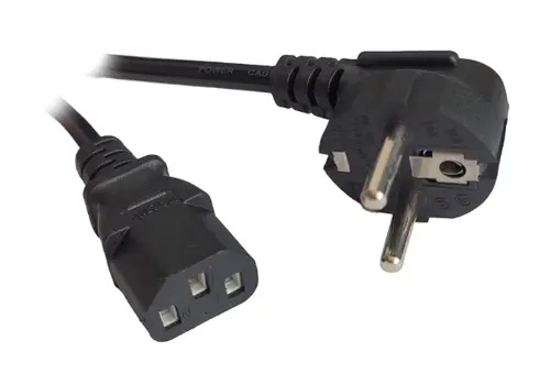 Cablu alimentare Spacer 1.8m, intrare Shucko, iesire C13, 10A, Negru