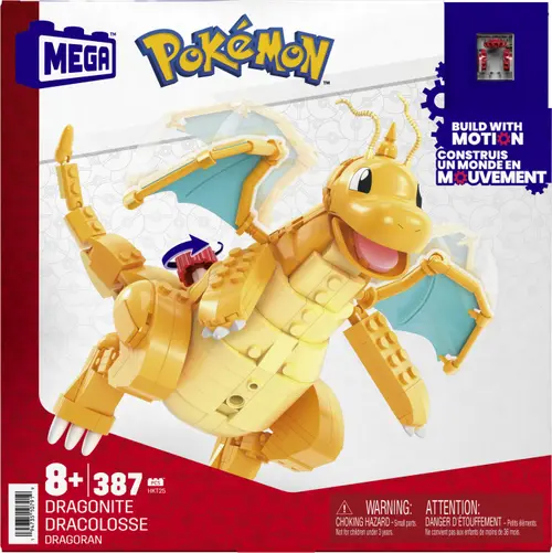 Set de constructie, Mega Bloks, Pokemon Dragonite, HKT25