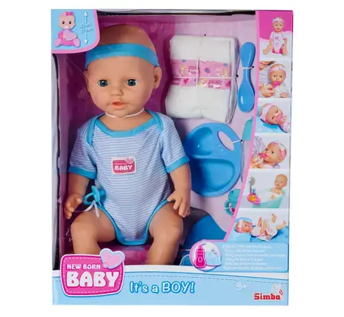 Papusa - New Born Baby 43 cm - Simba Baby - Simba