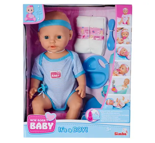 Papusa - New Born Baby 43 cm - Simba Baby - Simba