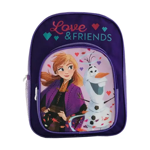 Ghiozdan cu 2 compartimente Frozen, dimensiuni 32x25x10cm