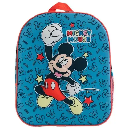 Ghiozdan Mickey Mouse MIC12301, 1 compartiment, 26x32x10 cm