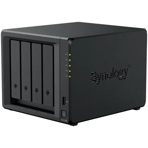 Network Attached Storage Synology DS425+, 4-Bay, Intel Celeron Quad-Core J4125, 2GB DDR4, 1x 1GbE, 1x 2.5GbE, 2x USB 3.2 Gen 1