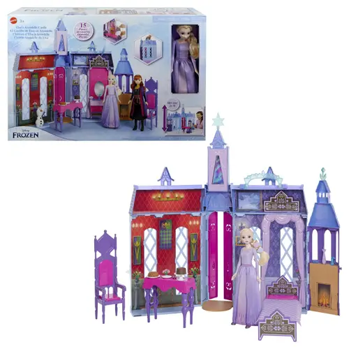 Casa papusi - Frozen - Castelul Elsei din Aredelle - Frozen - Mattel