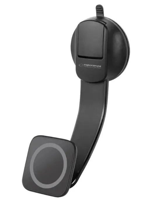 Suport auto pentru telefon Esperanza BOOM EMH145, magnetic, Negru