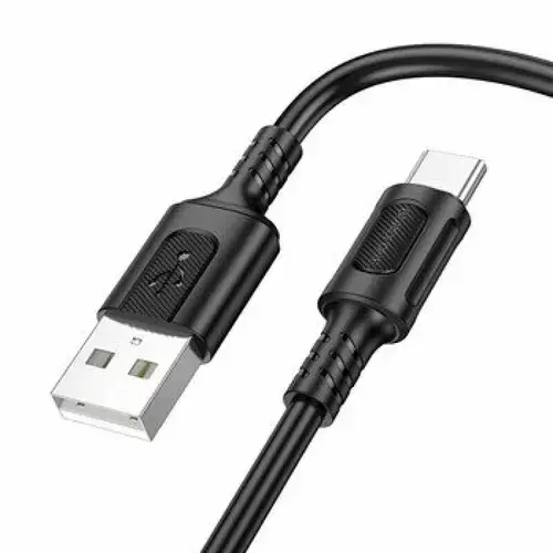 Cablu Date si Incarcare USB la Type-C Borofone Cable BX111 Feliz, 1m, 3A,  Negru