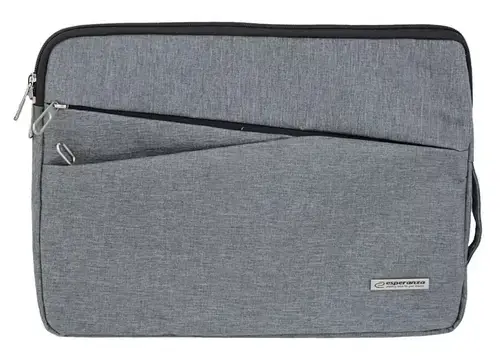 Husa laptop Esperanza Verona ET193 15.6inch, poliester, Gri