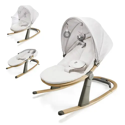 Leagan 2in1 Kinderkraft Elsu, 0 - 9 kg, reglabil, Gri