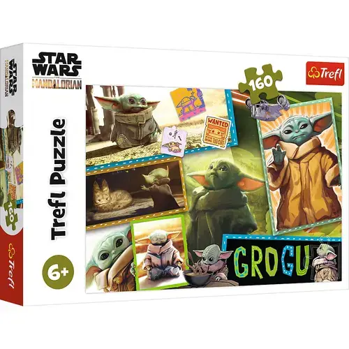 Puzzle 160 piese - Star Wars - Mandalorianul - Trefl