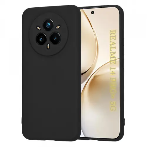 Husa pentru Realme 14 Pro+, Techsuit, SoftFlex, Neagra