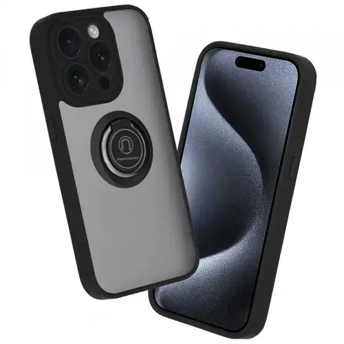 Husa pentru Apple iPhone 15 Pro, Techsuit, Glinth, Neagra