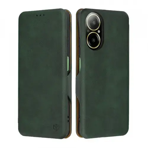 Husa pentru Realme C67 4G, Techsuit, Safe Wallet Plus, Verde