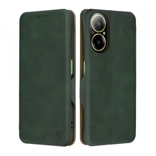 Husa pentru Realme C67 4G, Techsuit, Safe Wallet Plus, Verde