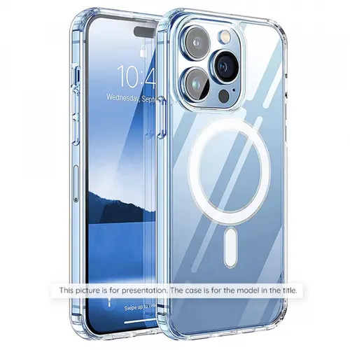 Husa MagSafe pentru Apple iPhone Air, Techsuit, Pro, Transparenta
