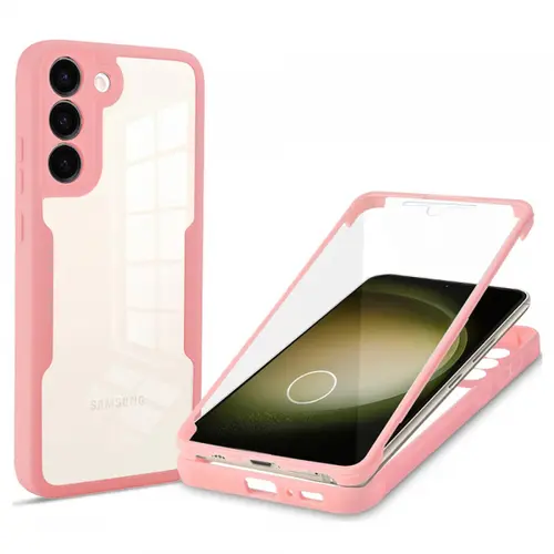 Husa pentru Samsung Galaxy S23+ S916, Techsuit, ColorVerse 360, Roz