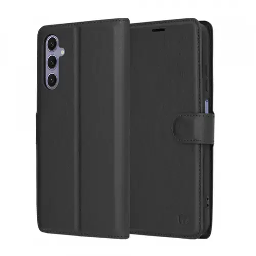 Husa pentru Samsung Galaxy S24 S921, Techsuit, Leather Folio, Neagra