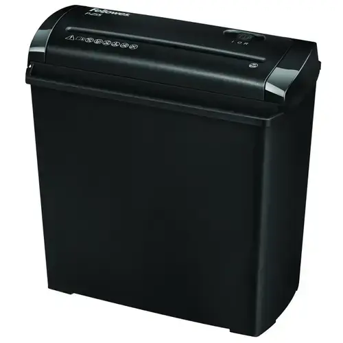 Distrugator de documente Fellowes Powershred® P-25S Strip Cut EU, Nivel securitate P1, cos 11 Litri, Capacitate taiere 5 coli