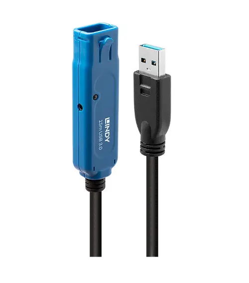 Cablu prelungitor USB 3.0  Activ Lindy LY-43229, 15m