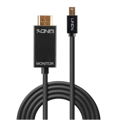 Cablu Lindy LY-36928, 3m Mini DisplayPort - HDMI